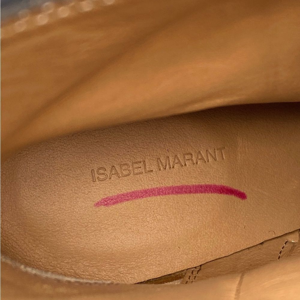 Isabel Marant  Deone 50MM Suede Ankle Boots size 37 - Picture 10 of 12